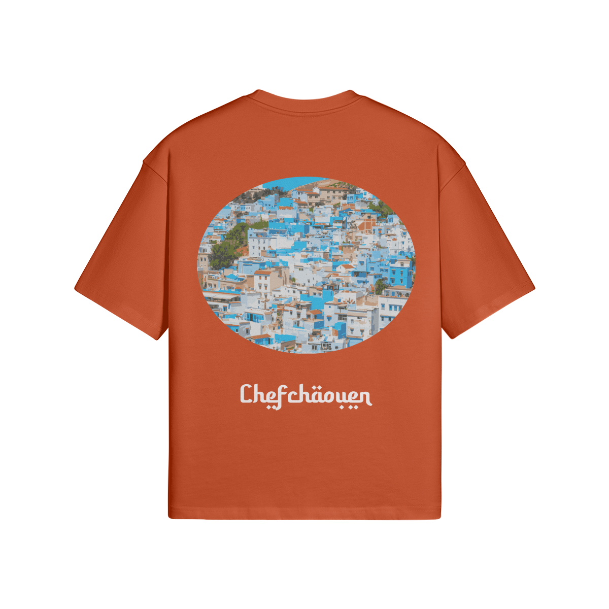 Tshirt Oversize Chefchaouen - Maison Madina