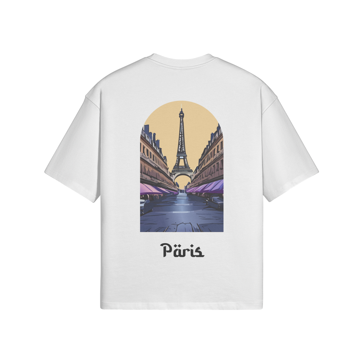 T-shirt Oversize Paris White