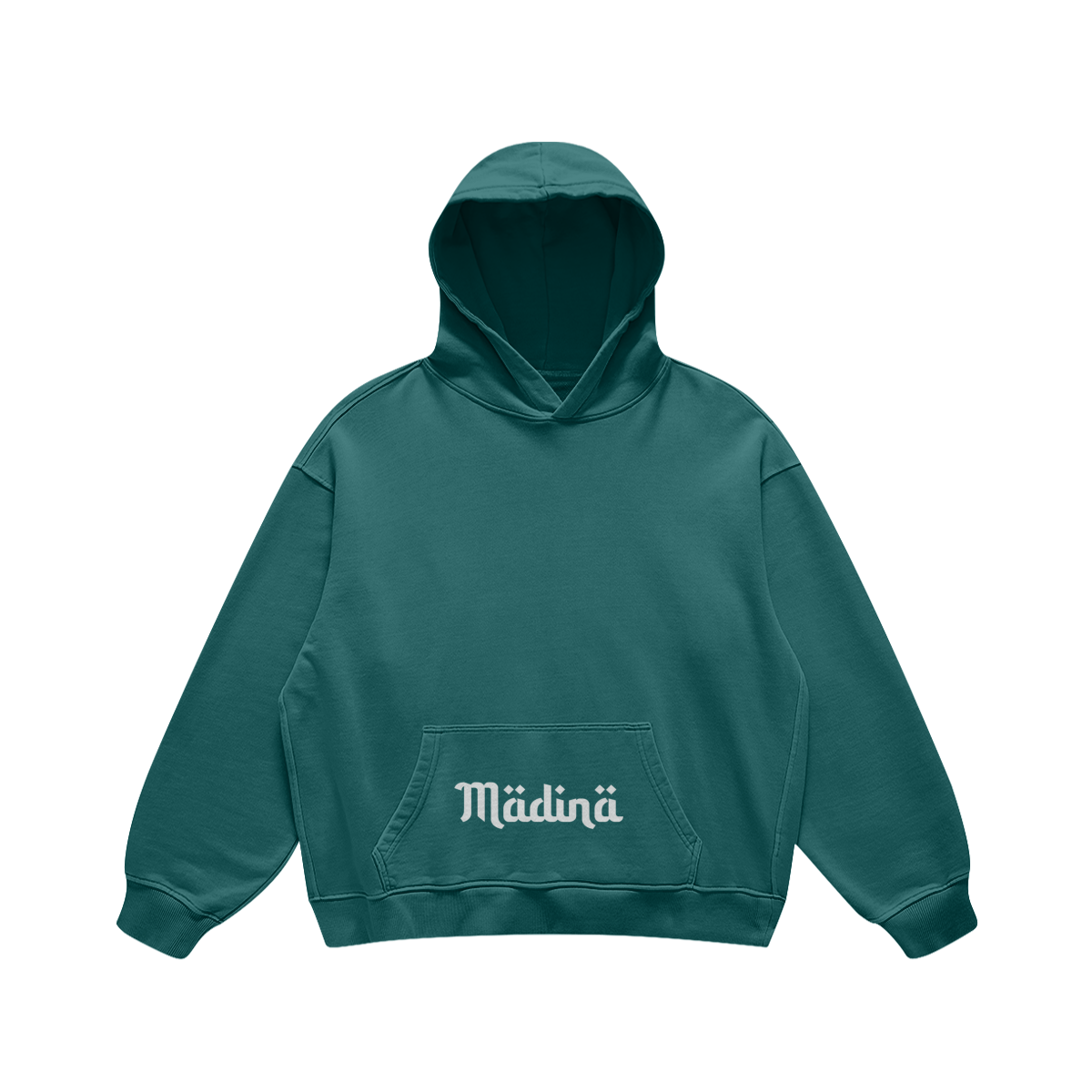 Sweat à capuche Habibi - Blueish Green / S