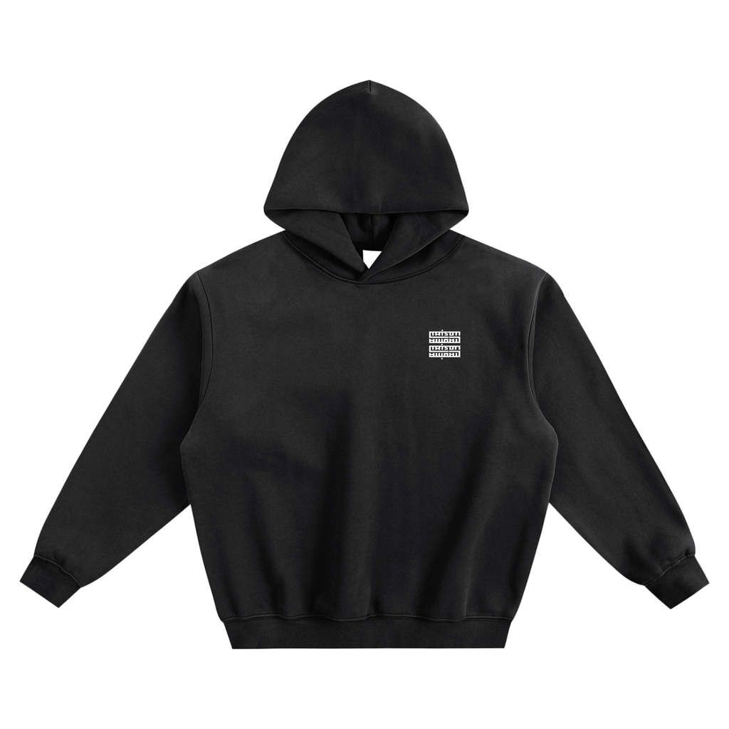 Sweat à capuche unisexe – Maison Madina | Style street & confort épais - Black / S