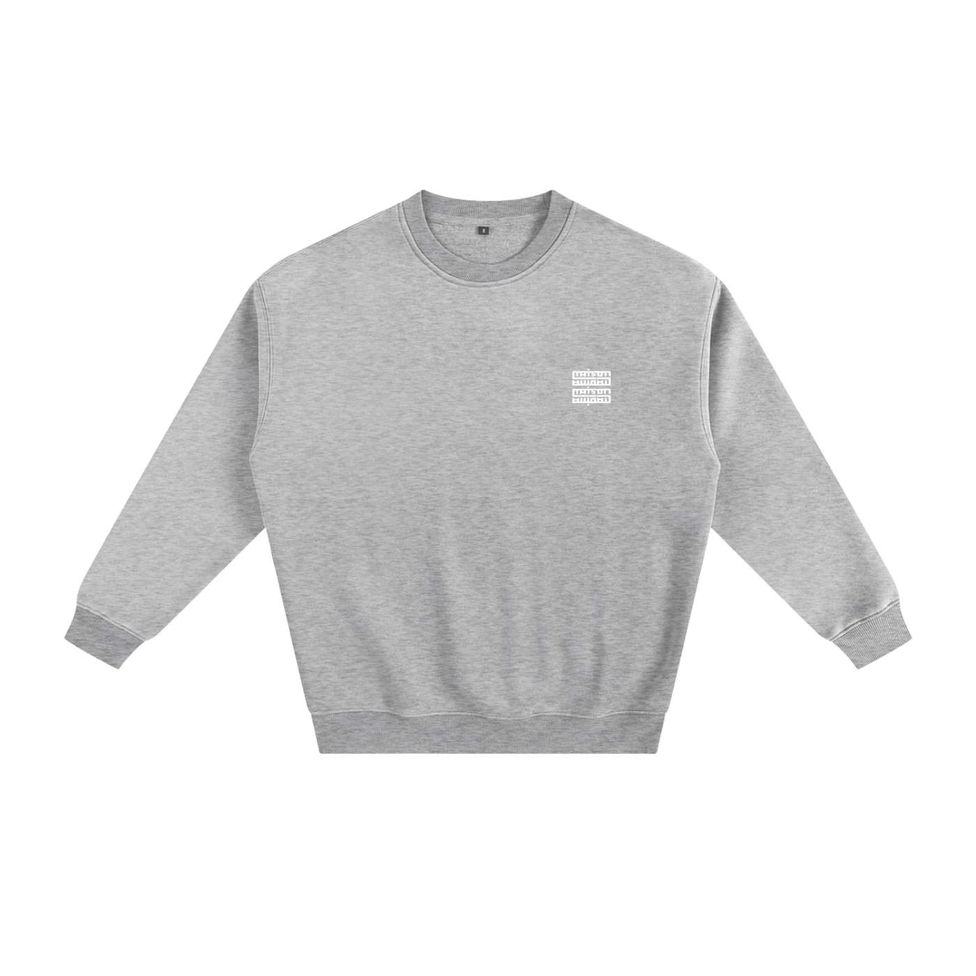 Sweat unisexe – Maison Madina | Confort épais & style streetwear - Flower Gray / S
