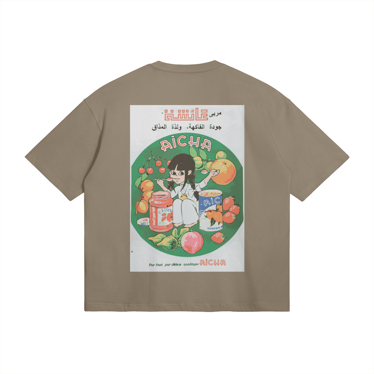 MM T-shirt Oversize — Aïcha — vue dos — Maison Madina