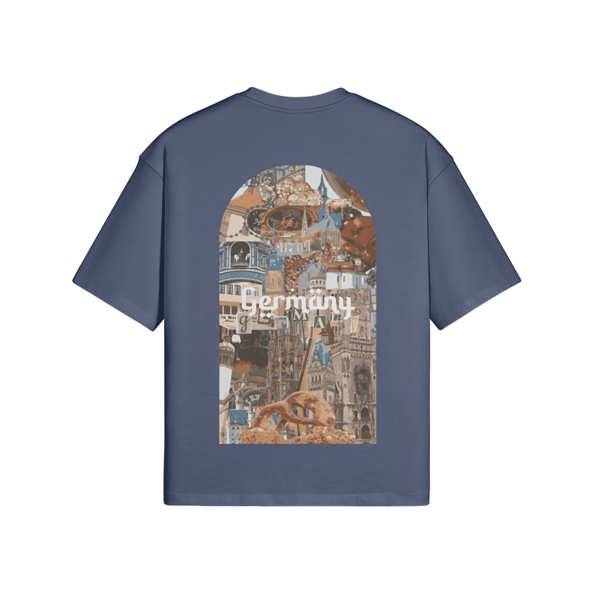 T-shirt Oversize Allemagne - Maison Madina