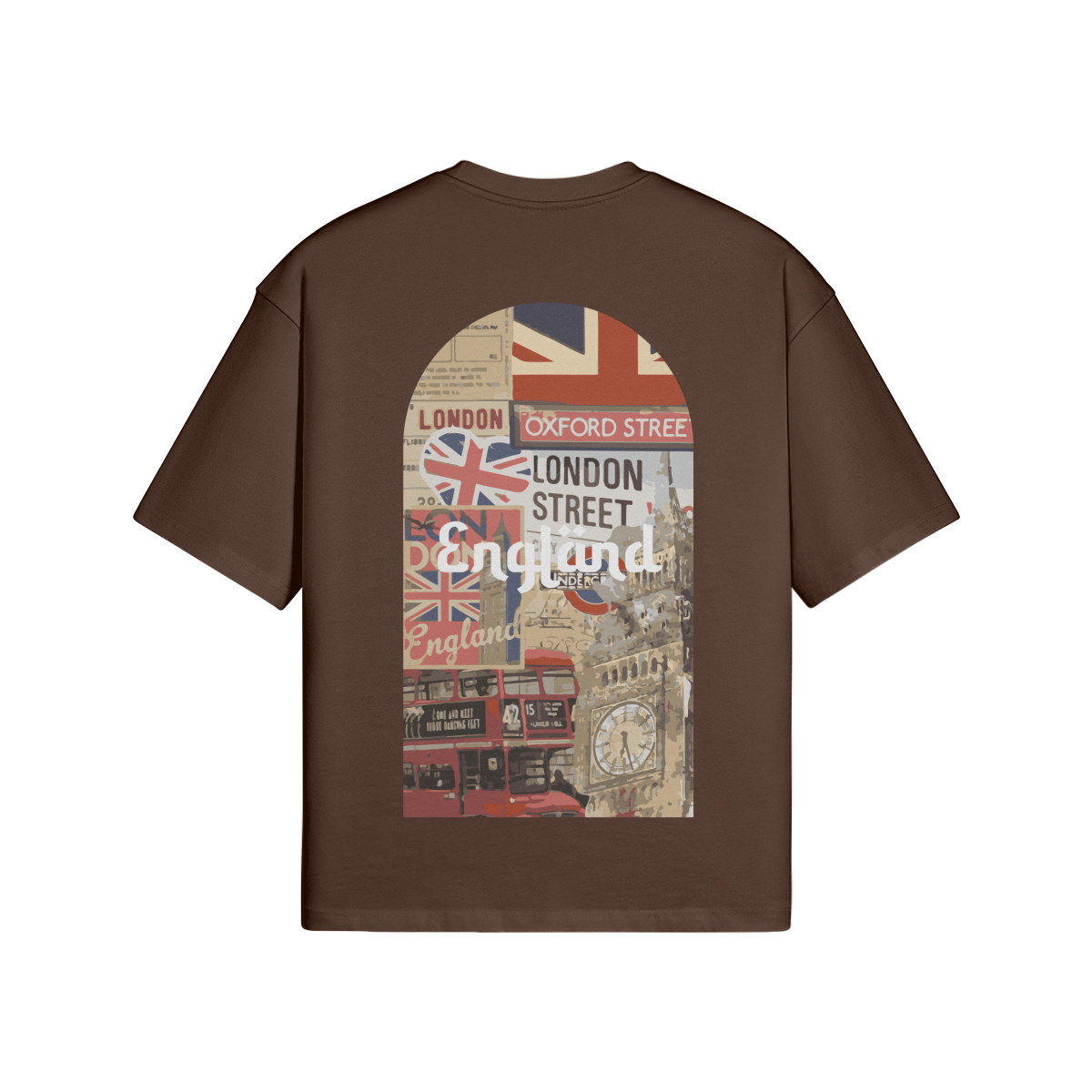T-shirt Oversize Angleterre - Maison Madina