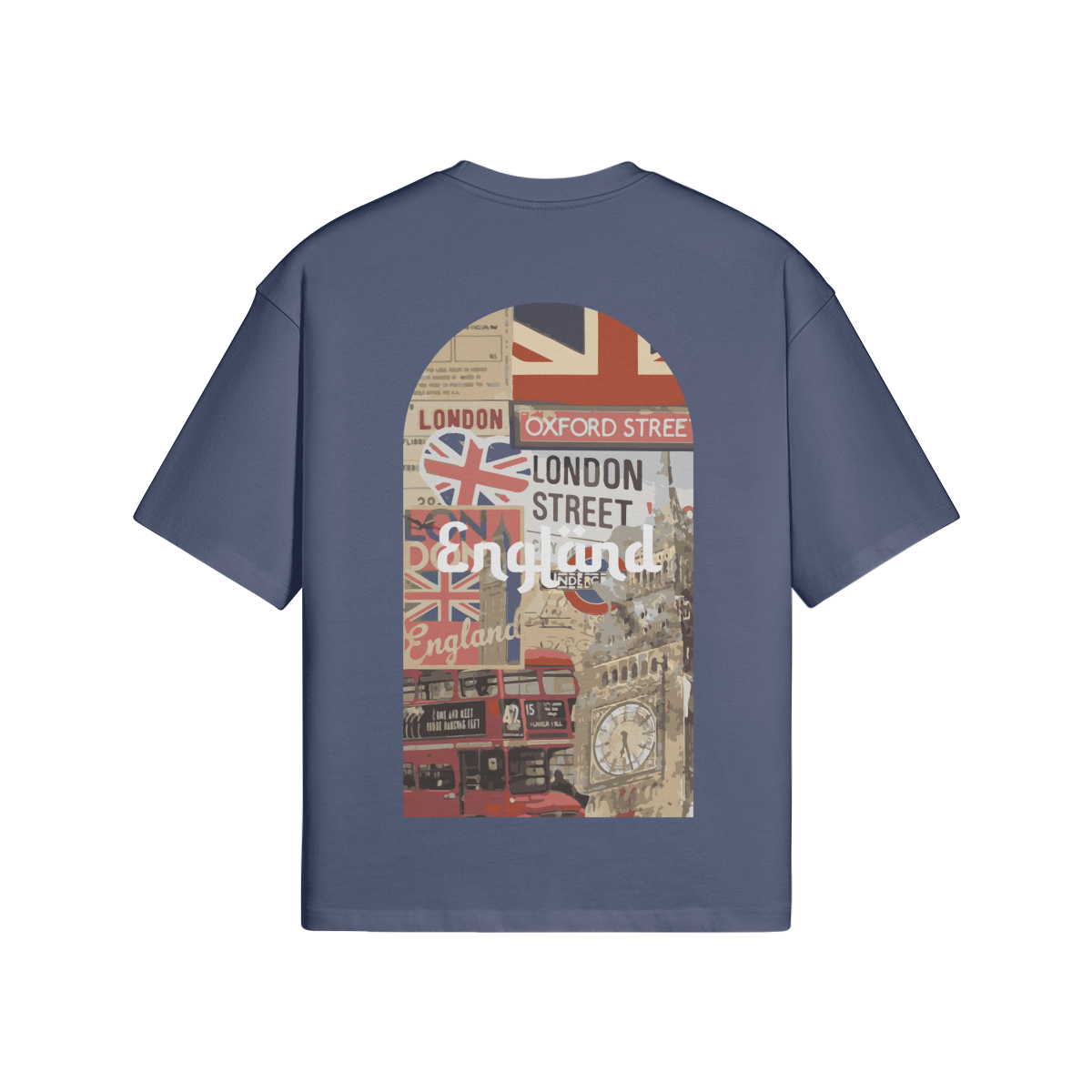 T-shirt Oversize Angleterre - Maison Madina