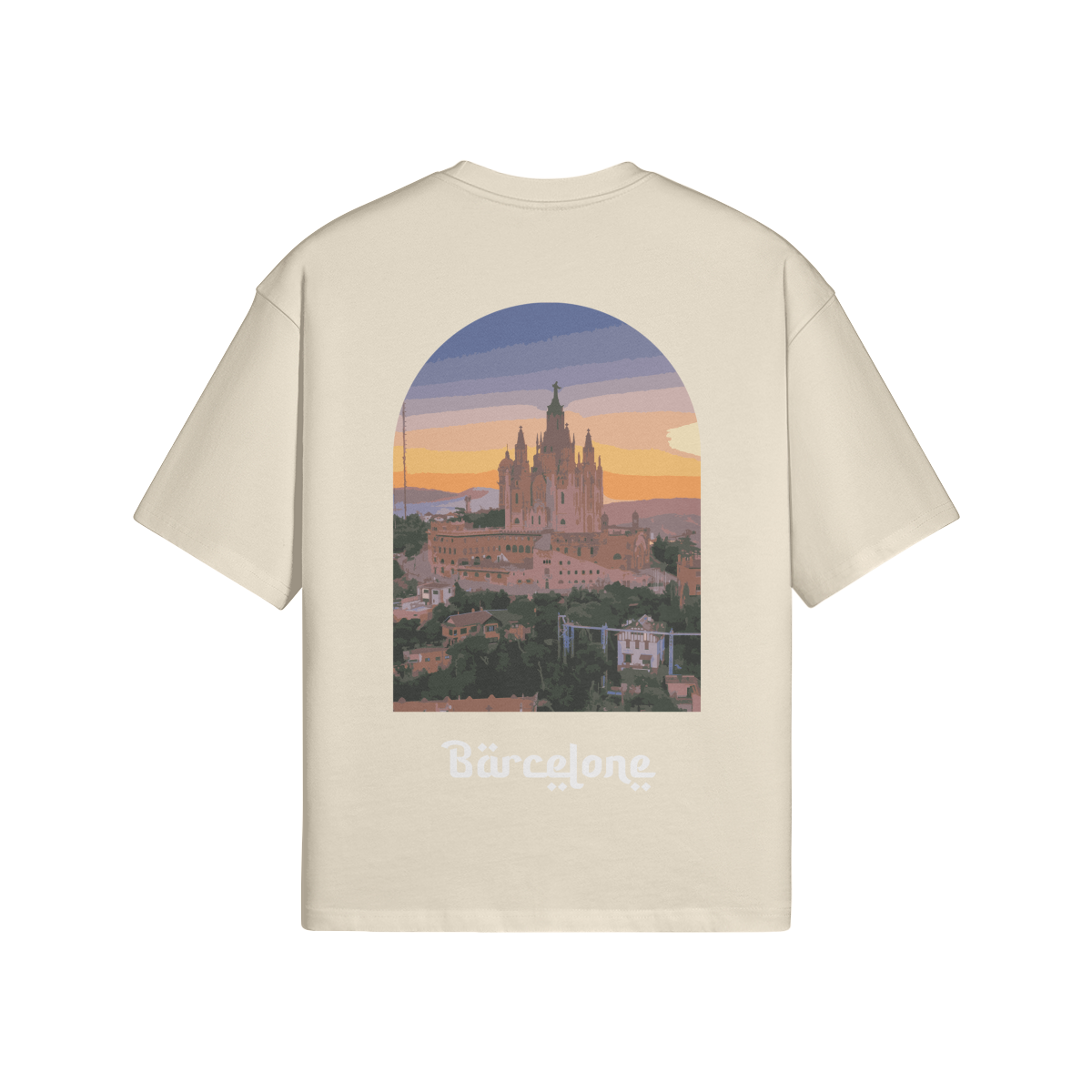 T-shirt Oversize Barcelone - Maison Madina