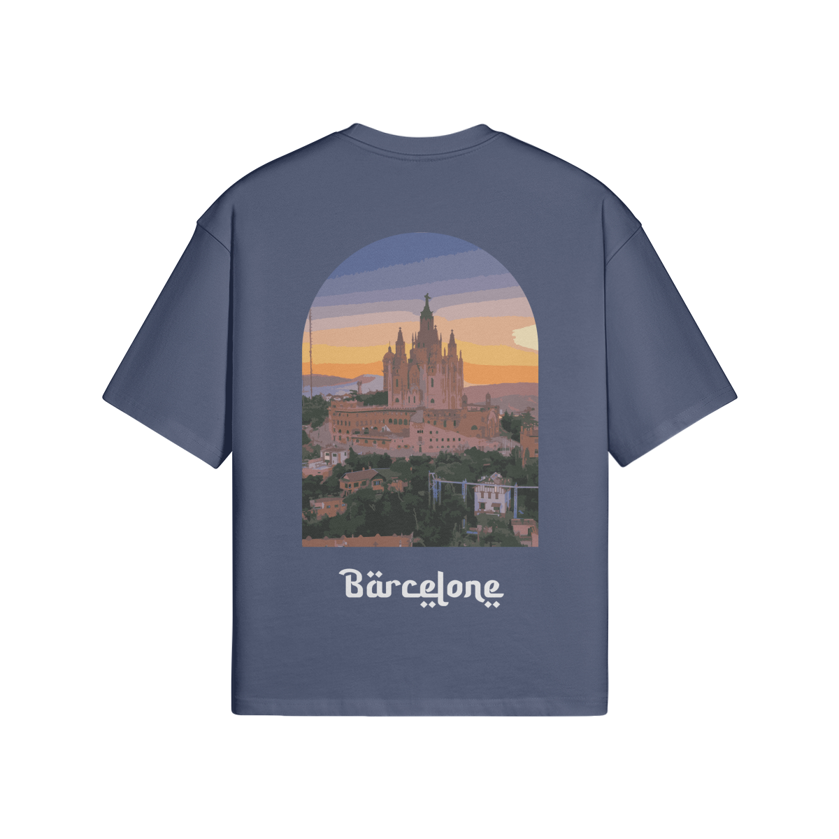 T-shirt Oversize Barcelone - Maison Madina