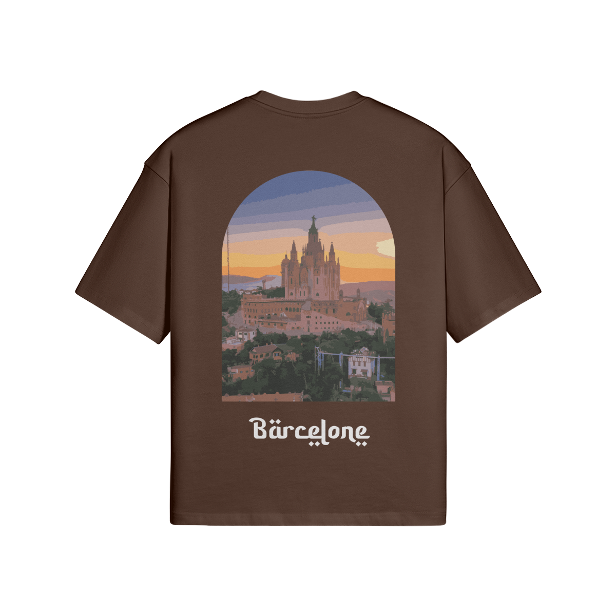 T-shirt Oversize Barcelone - Maison Madina