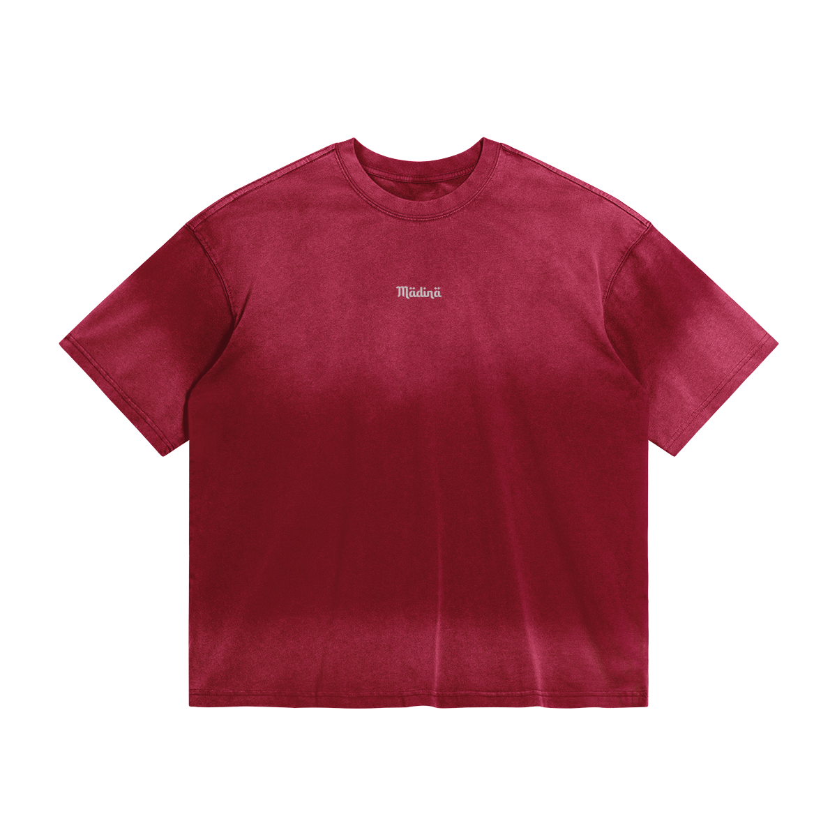 T-shirt Délavé Madina - Cardinal / S