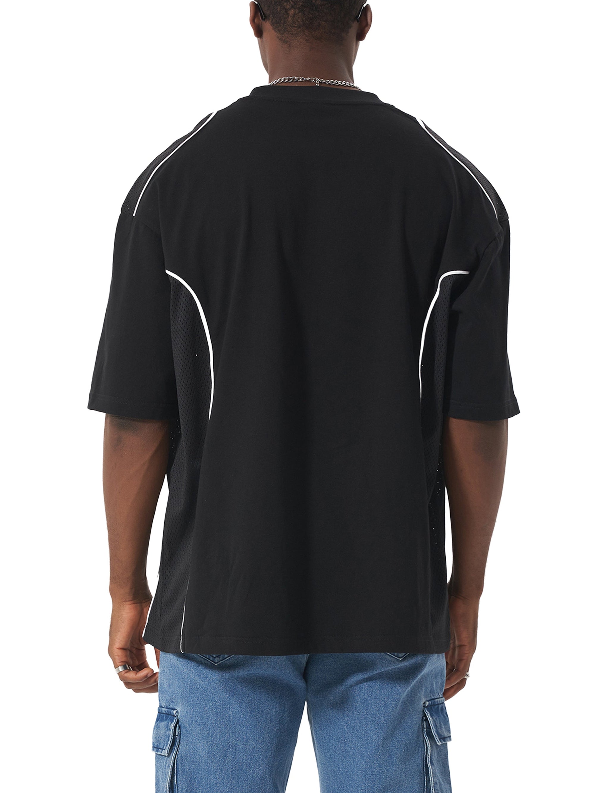T-shirt Ferizaj 05 - Contrast Piped Panel