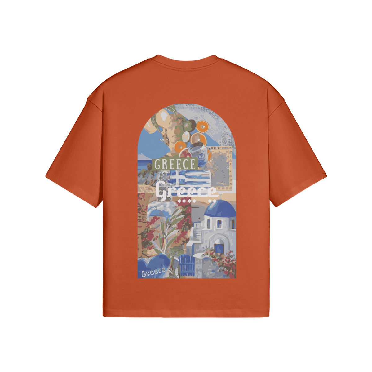 T-shirt Oversize Grèce - Maison Madina