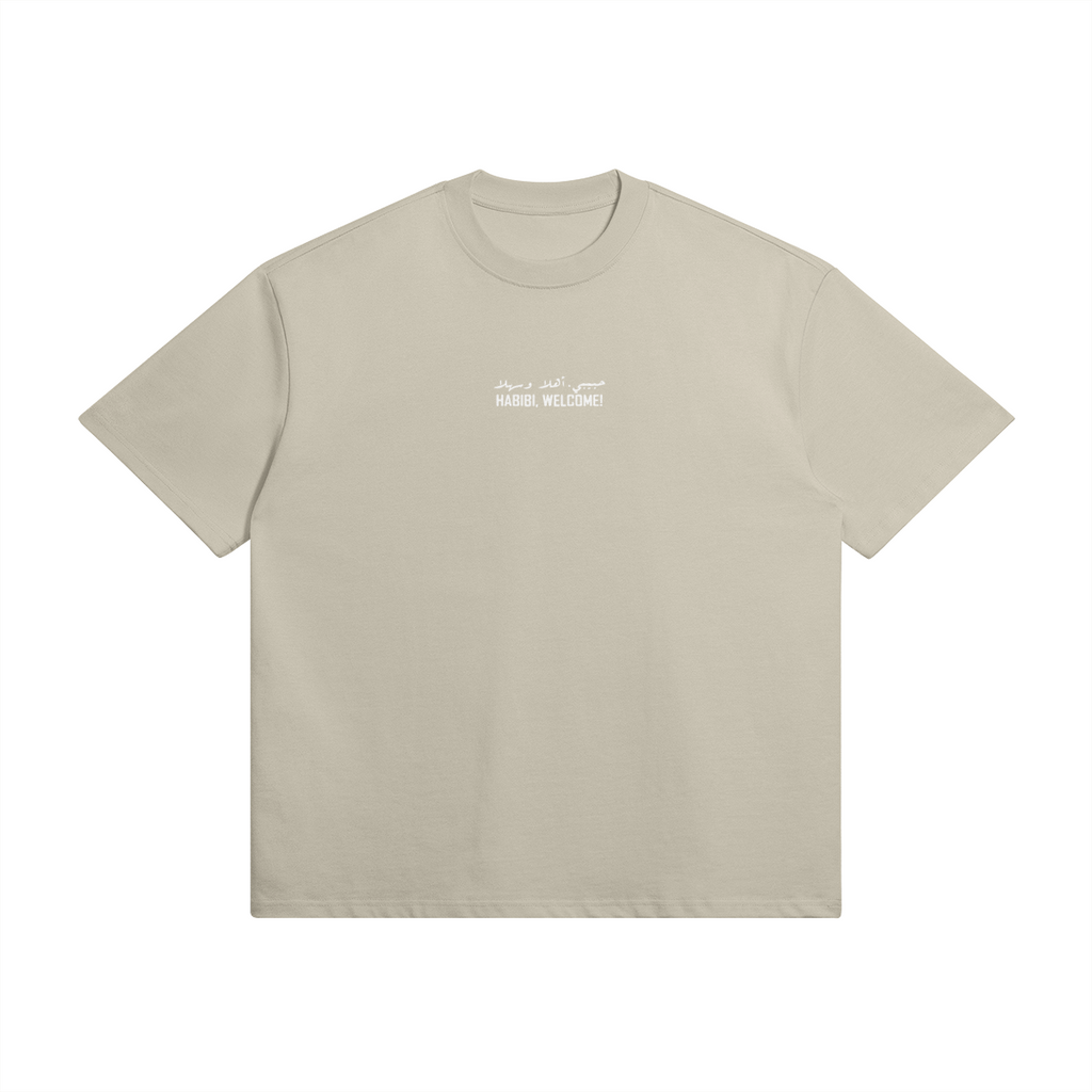 T-shirt Habibi - Haut de gamme 425G coton - Ash Gray / XS