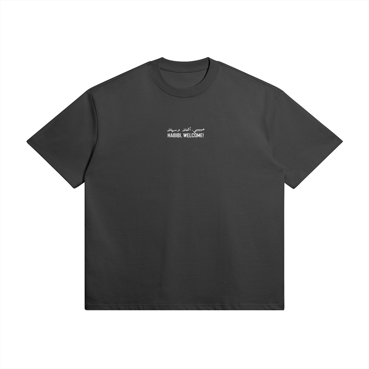 T-shirt Habibi - Haut de gamme 425G coton - Black / XS