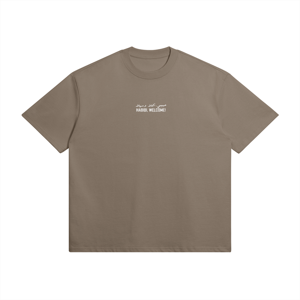 T-shirt Habibi - Haut de gamme 425G coton - Brown / XS