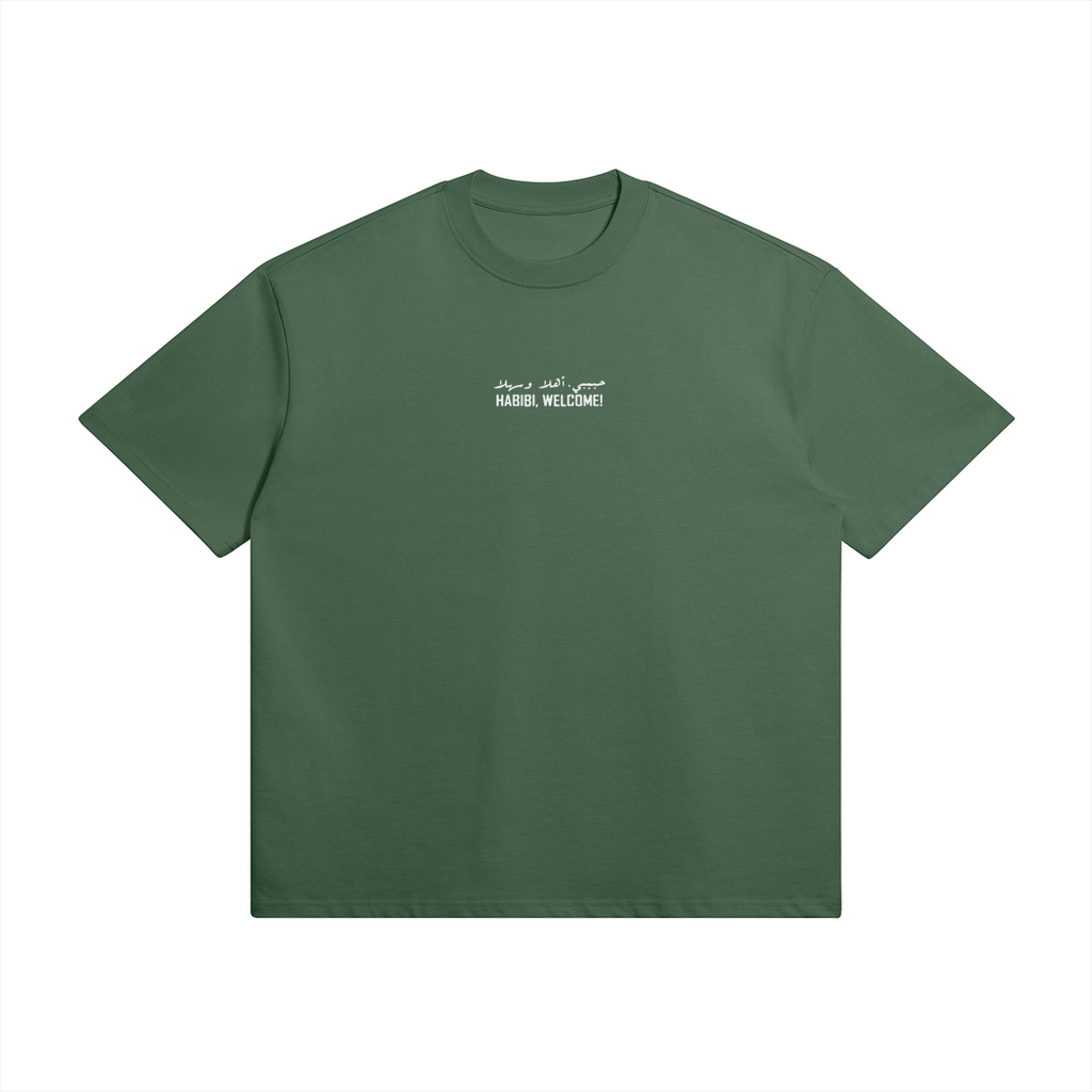 T-shirt Habibi - Haut de gamme 425G coton - Cactus Green / XS