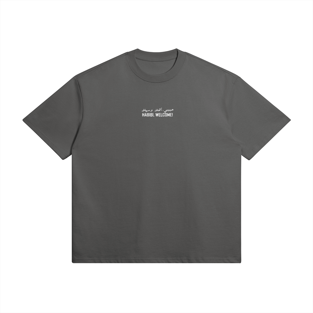 T-shirt Habibi - Haut de gamme 425G coton - Carbon Gray / XS