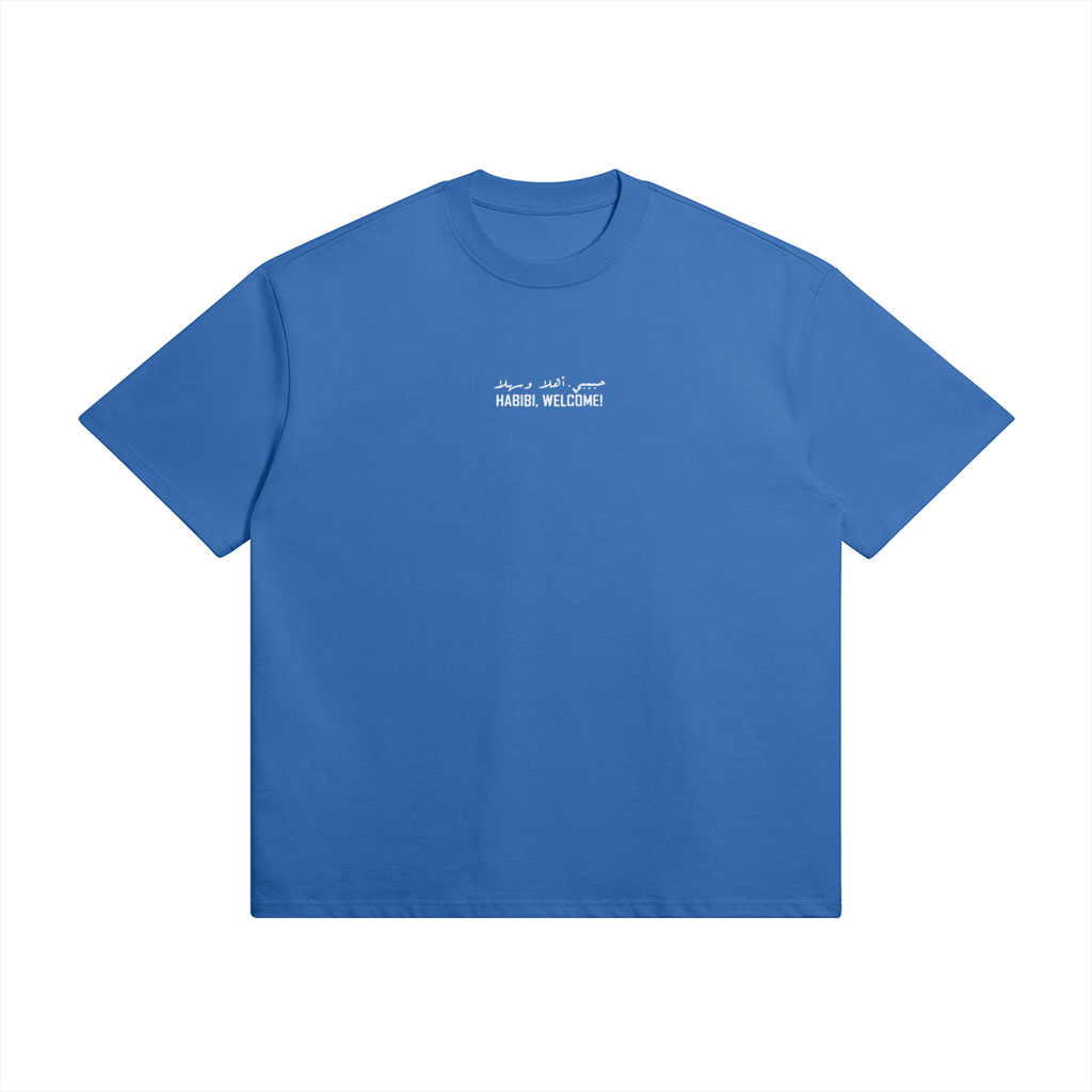 T-shirt Habibi - Haut de gamme 425G coton - Cerulean Blue / XS