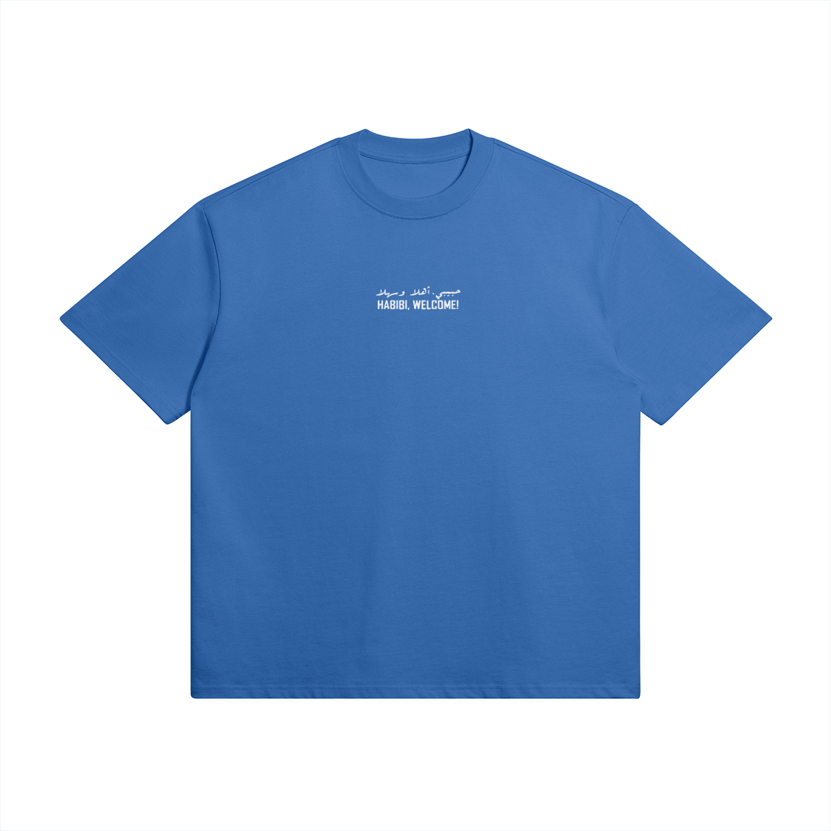 T-shirt Habibi - Haut de gamme 425G coton - Cerulean Blue / XS