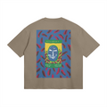 T-shirt oversize Harissa — vue dos — coloris Americano