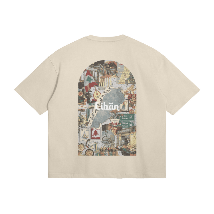 T-shirt Oversize Liban — vue dos — Maison Madina