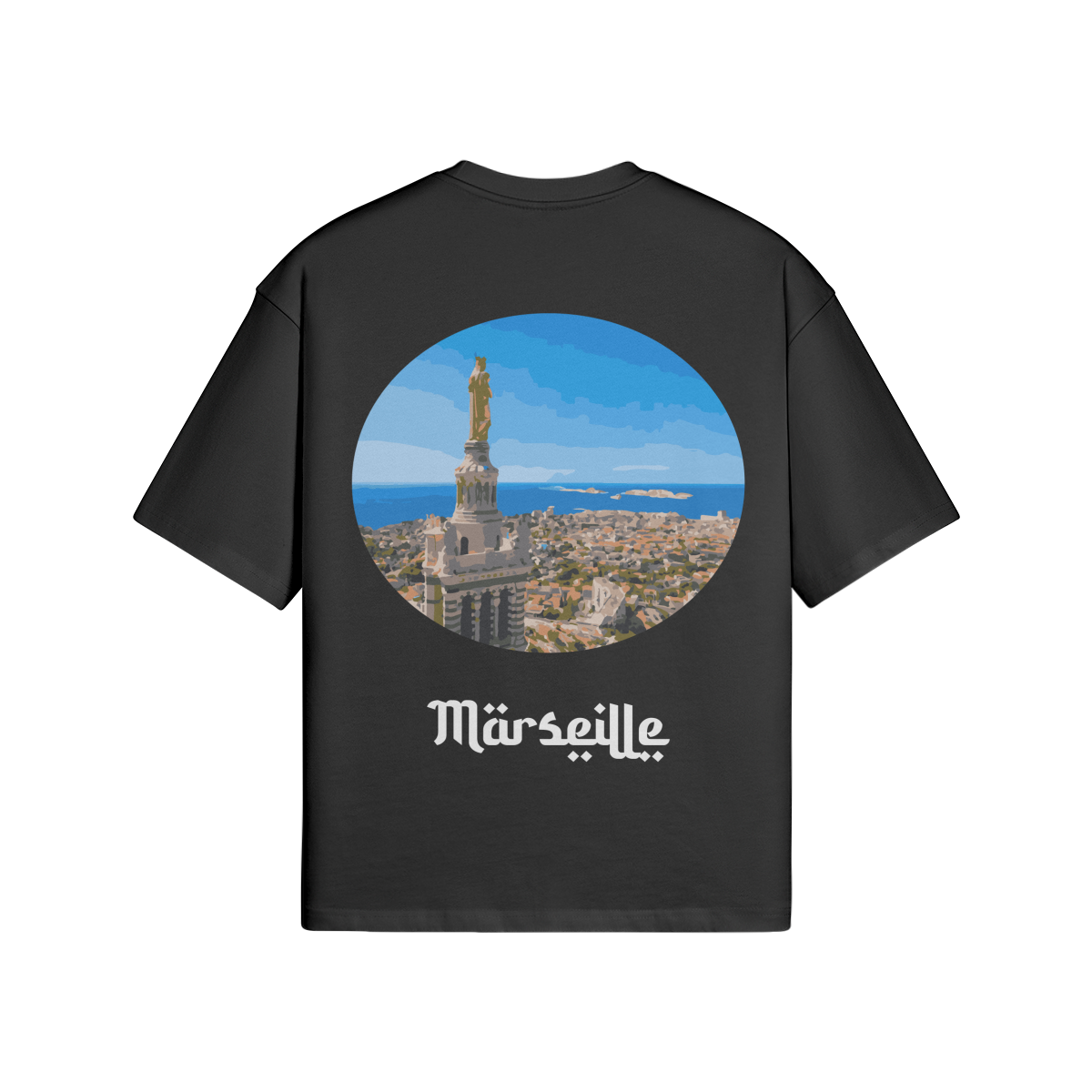T-shirt Oversize Marseille - Maison Madina