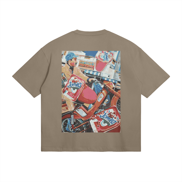 T-shirt oversize Raibi — vue dos — coloris Americano