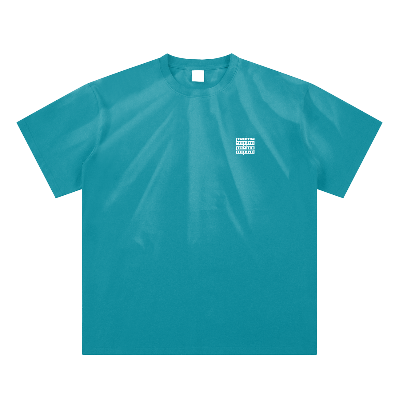 T-shirt Unisexe 100% Coton Lavé – Maison Madina - Peacock Blue / S