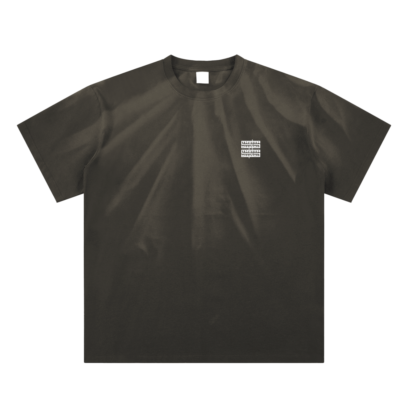 T-shirt Unisexe 100% Coton Lavé – Maison Madina - Sand Black / S