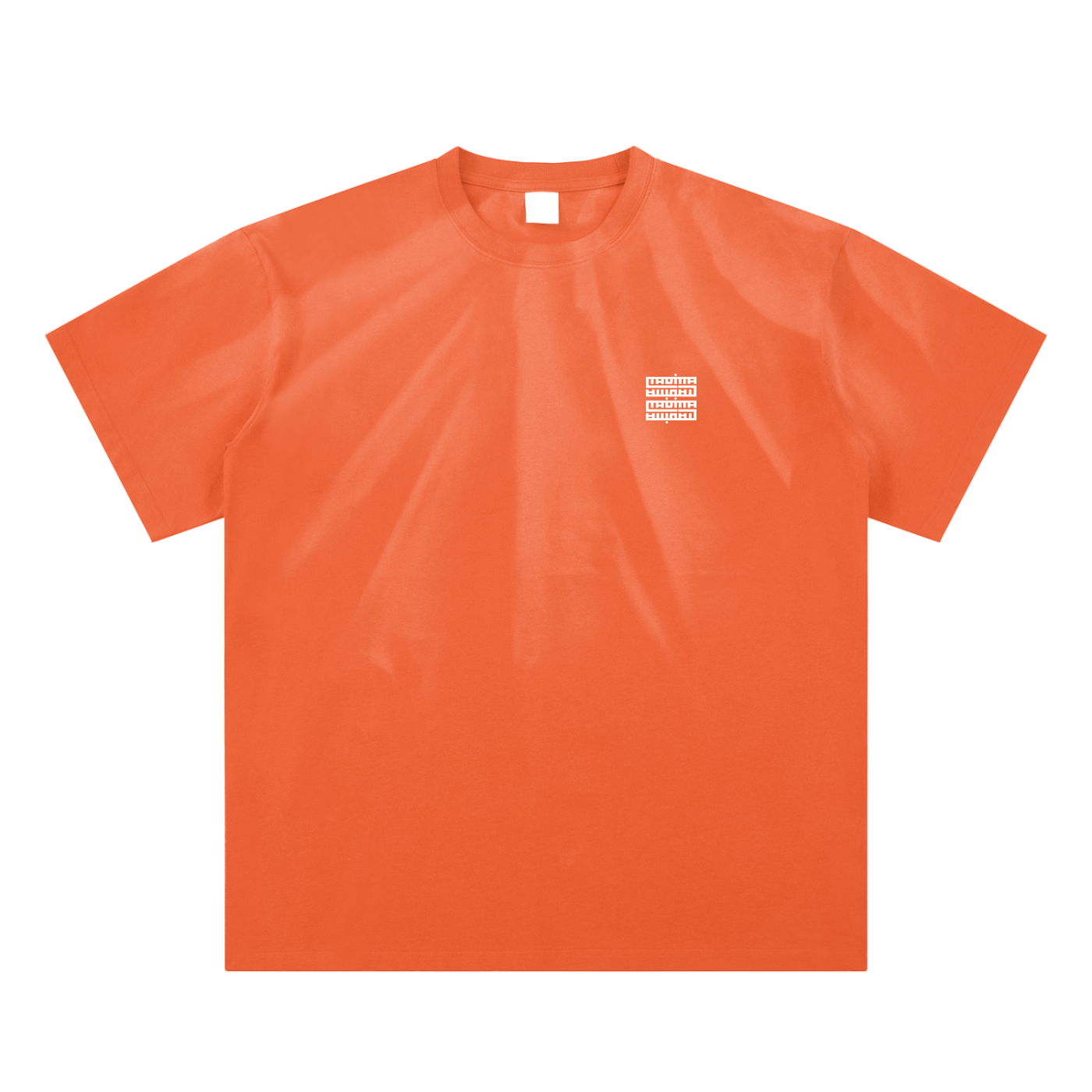 T-shirt Unisexe 100% Coton Lavé – Maison Madina - Sweet Orange / S