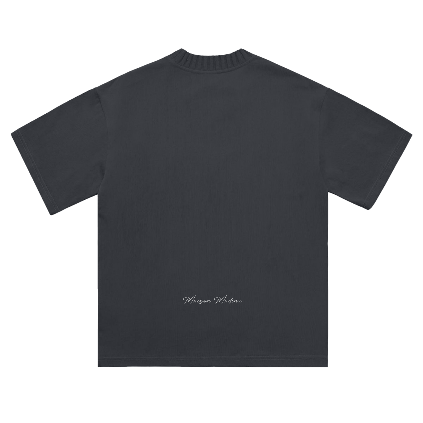 T-shirt Unisexe Col Matelassé - 305 GSM